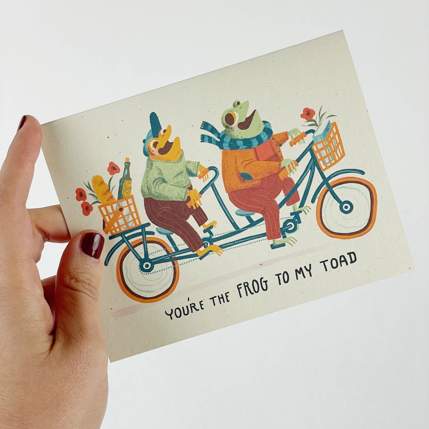 You're the Frog to my Toad | Frog and Toad Friendship Card