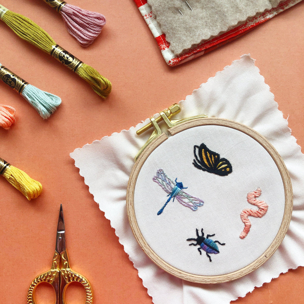 
                      
                        Bugs Embroidery Patterns - Stick and Stitch Insect Embroidery
                      
                    