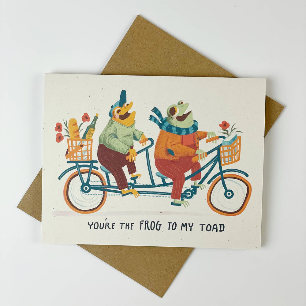 You're the Frog to my Toad | Frog and Toad Friendship Card