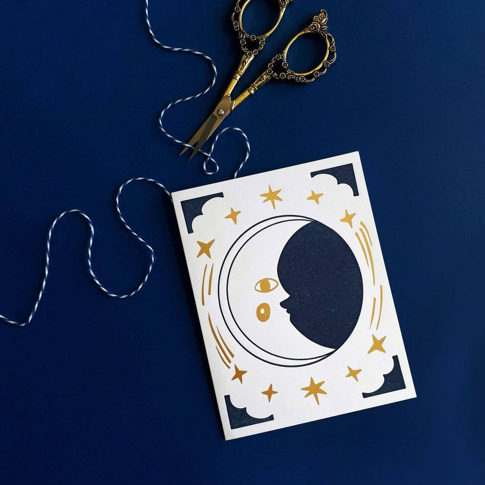 
                      
                        La Lune - Foil Letterpress Greeting Card
                      
                    