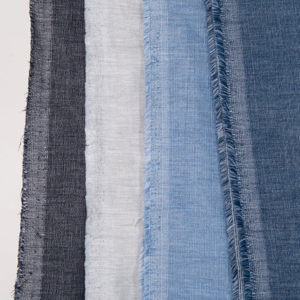 "Vintage Blue Woven Velvet" fabric