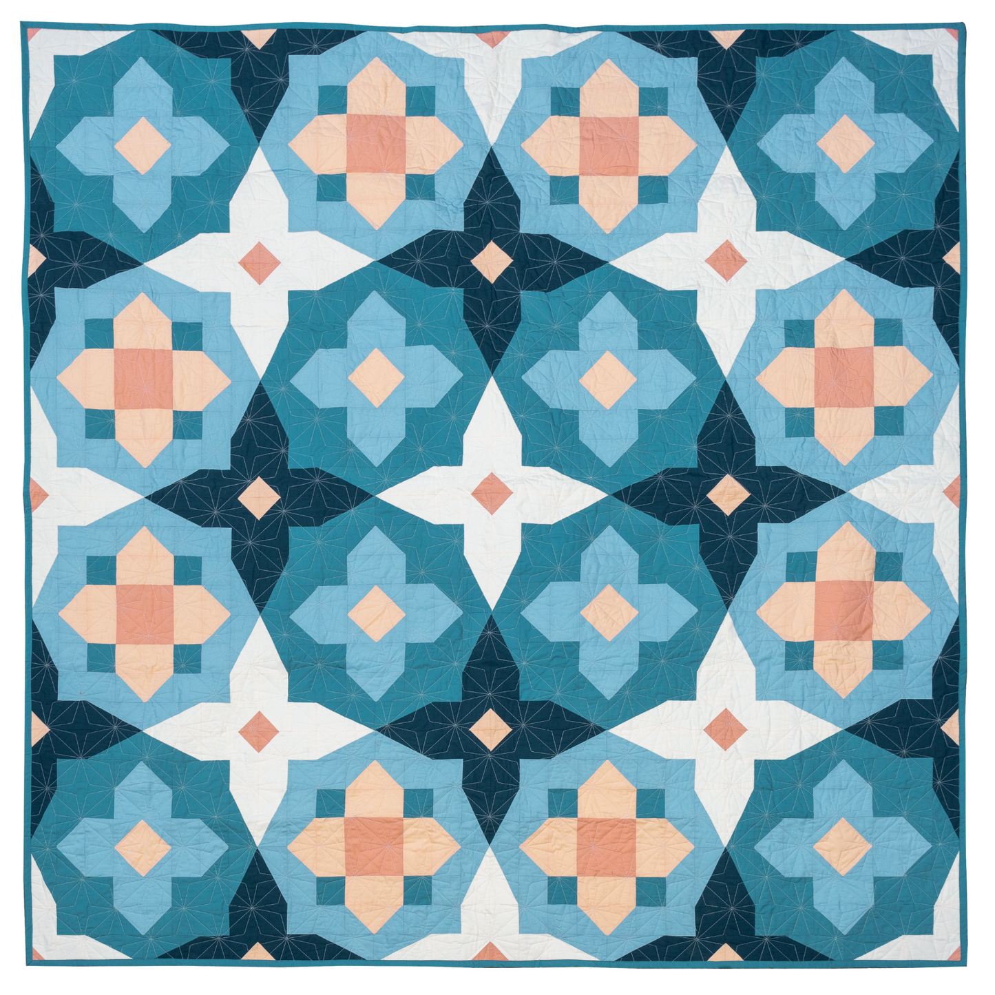 Garden Glow Quilt Printed Pattern