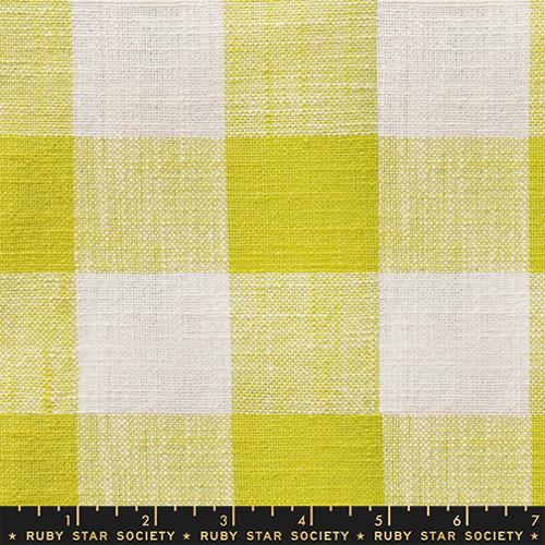 Sunshine Toweling - Checker - Citron - 16