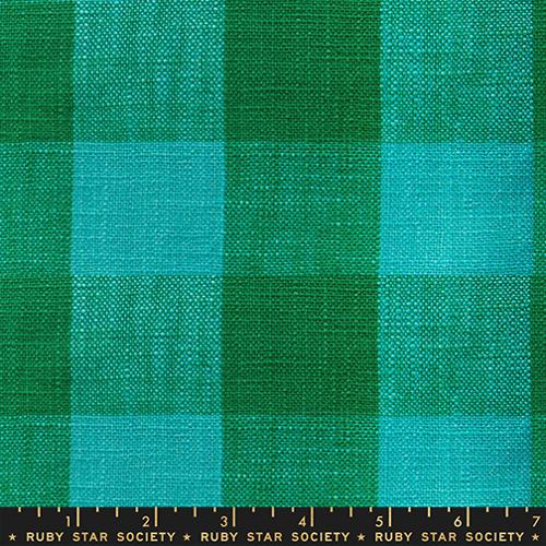 Sunshine Toweling - Checker - Turquoise - 16