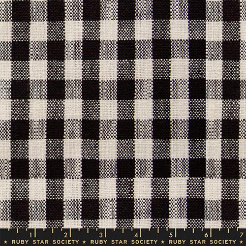 Sunshine Toweling - Small Checker - Black - 16