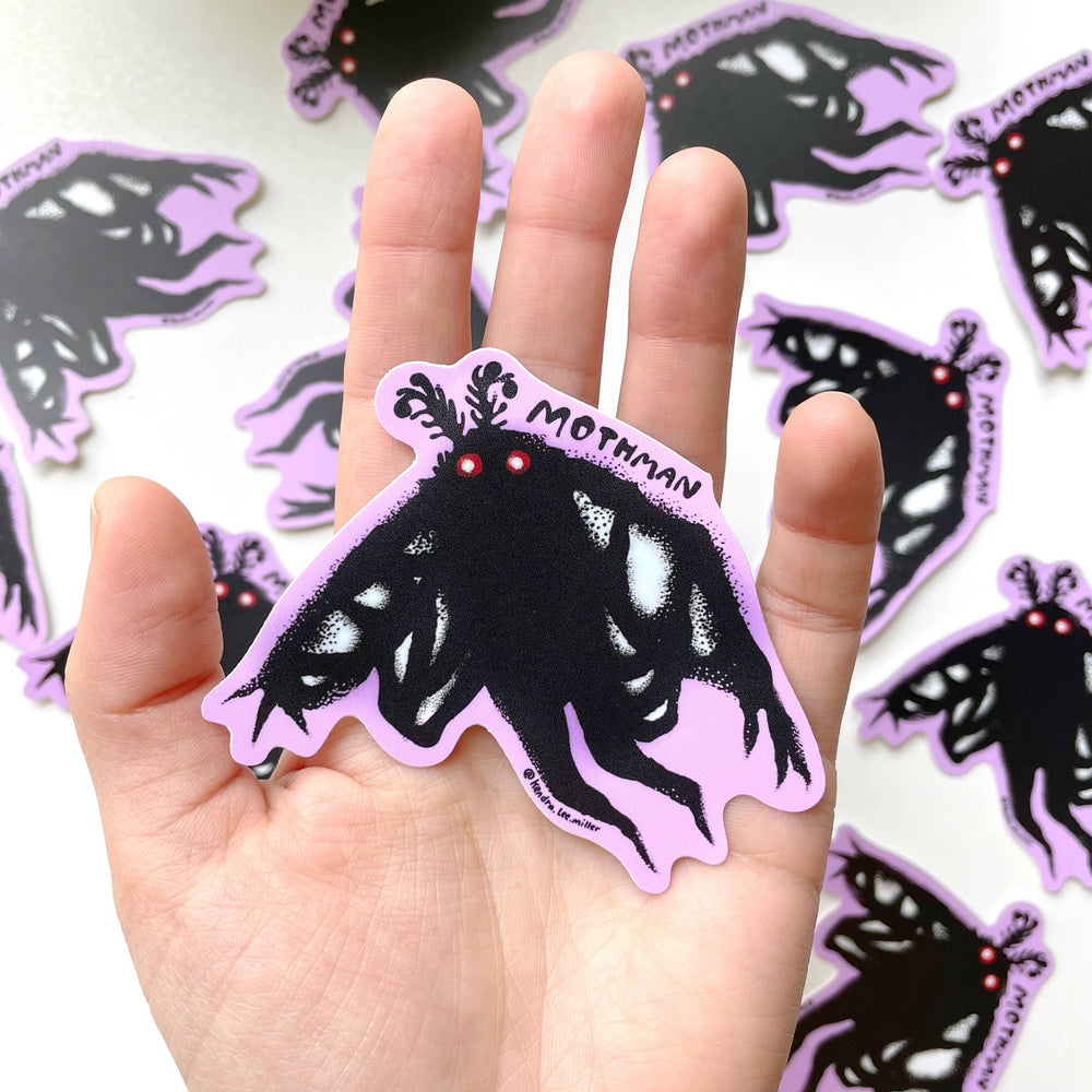 
                      
                        Mothman North American Cryptid Vinyl Sticker
                      
                    