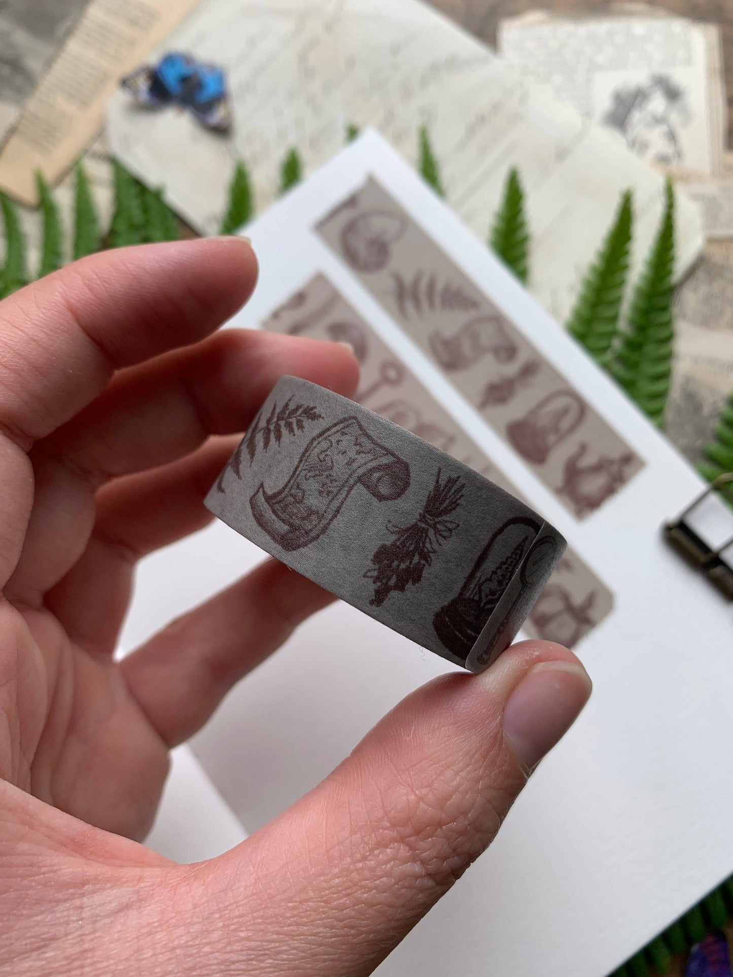 Vintage sketches washi tape