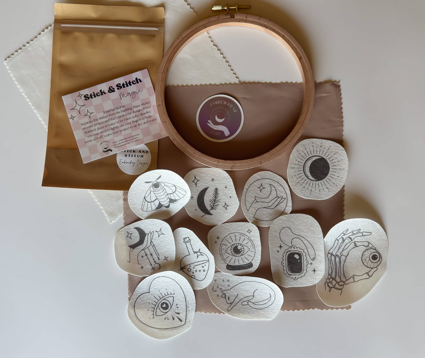 Magic Stick & Stitch Embroidery pack