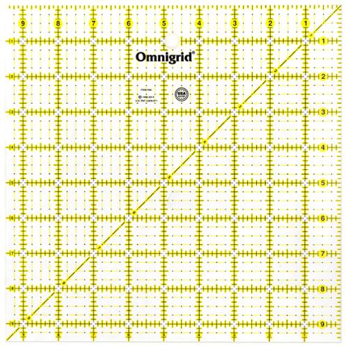 9.5" X 9.5" Gridded Ruler