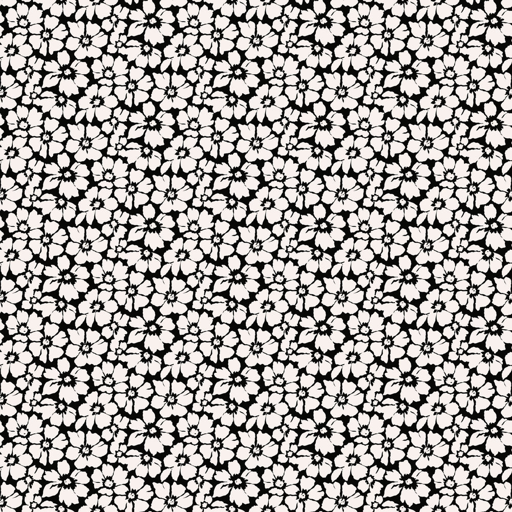 Ink and Earth - Floral - Black