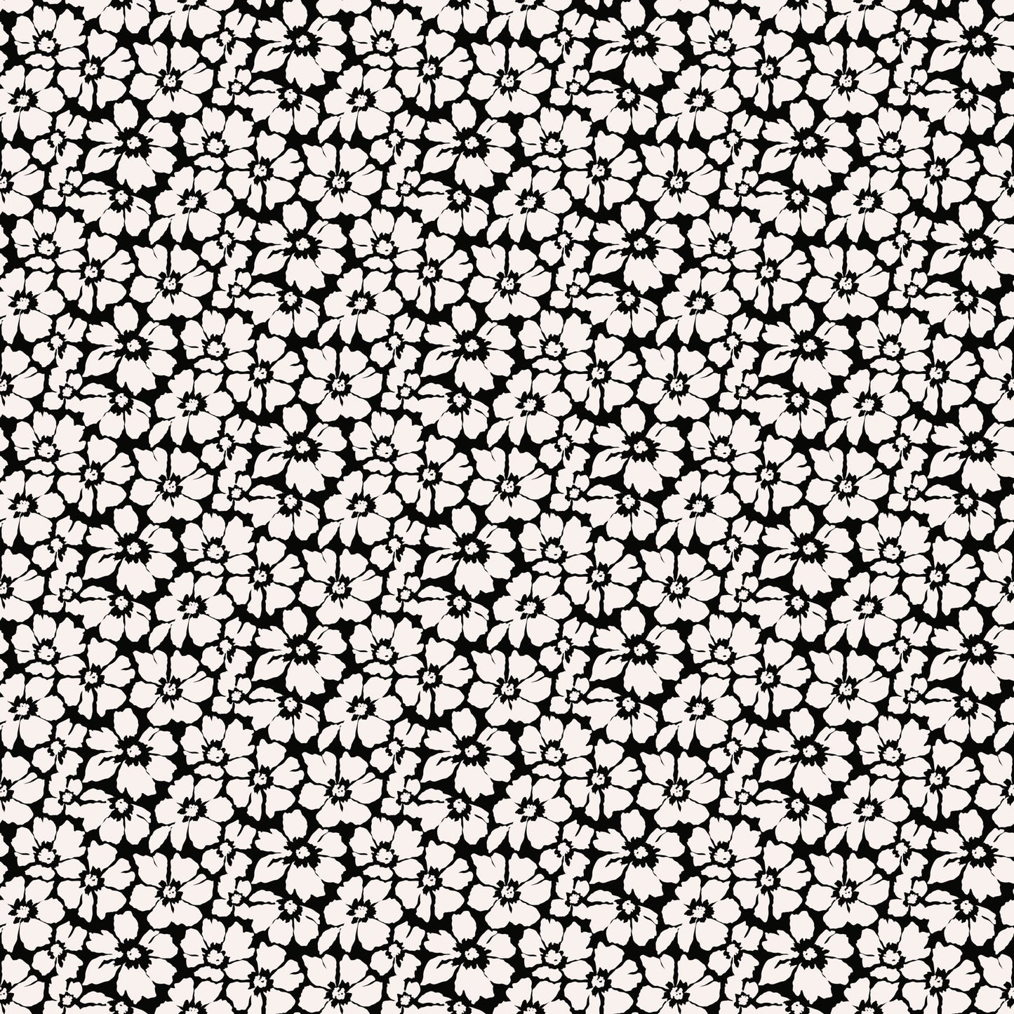 Ink and Earth - Floral - Black