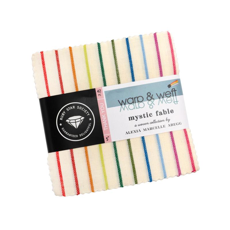 Warp & Weft Mystic Fable - Charm Pack (5" squares)