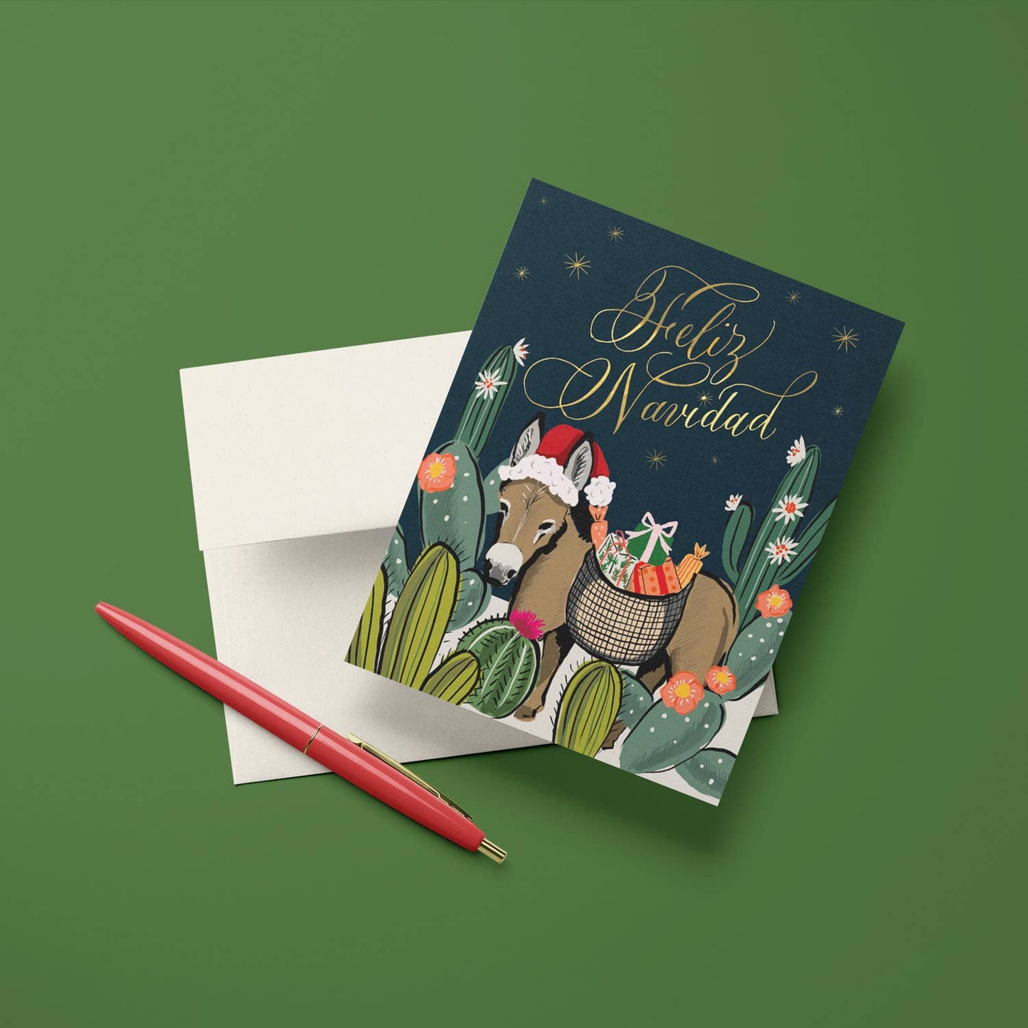 Feliz Navidad Holiday Greeting Card