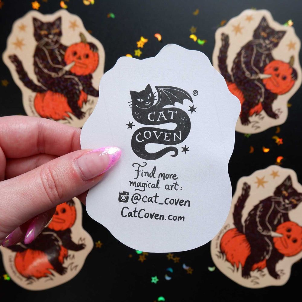 
                      
                        Pumpkin Carver - Glitter Sticker
                      
                    