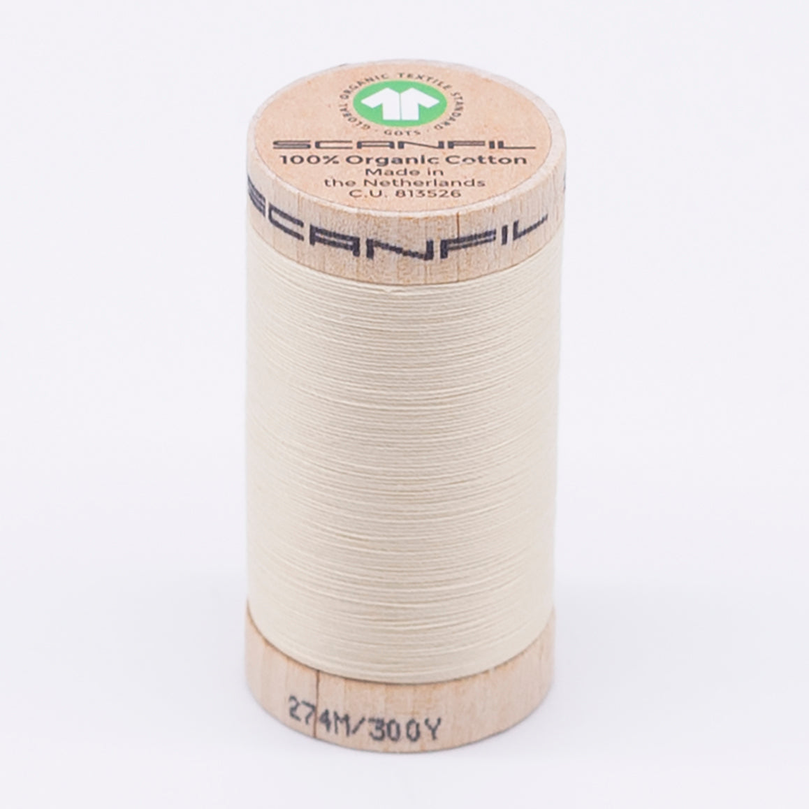 Scanfil Organic Cotton - 30wt Thread 300yds