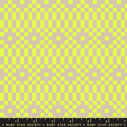 LoFi - Bitmapped LINEN - Neon Yellow RS1136