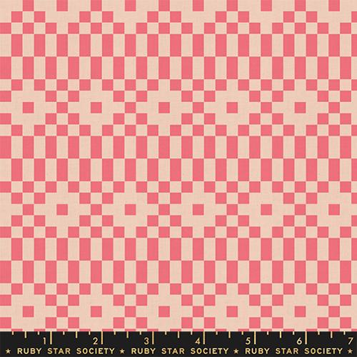 LoFi - Bitmapped LINEN - Neon Coral RS1136 17CL