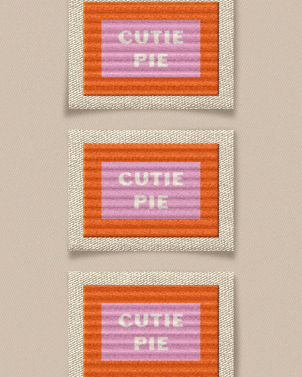 Cutie Pie Large Garment Labels (6 pack)