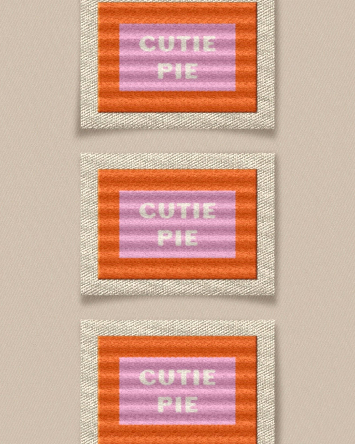 Cutie Pie Large Garment Labels (6 pack)