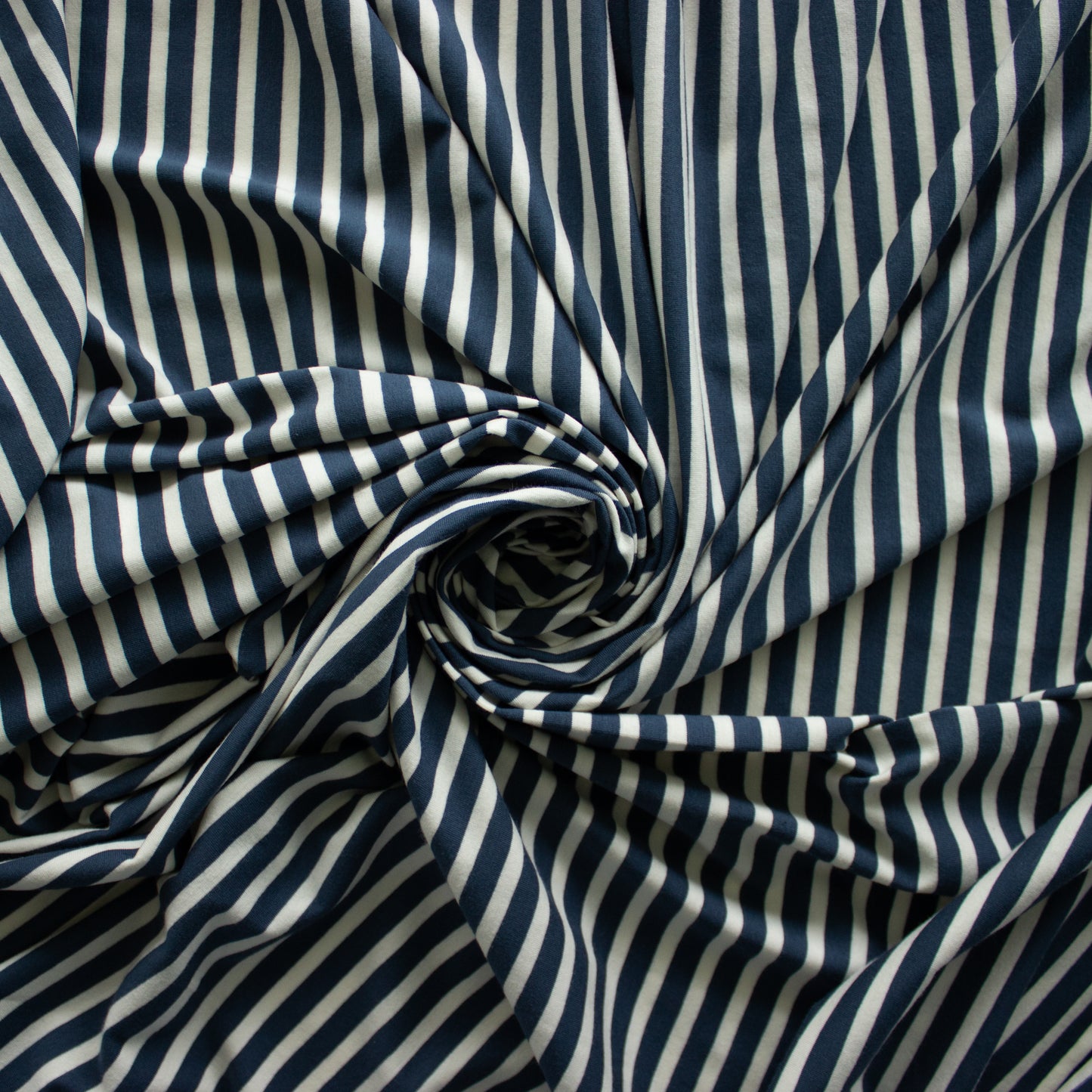 Art Gallery Knit - Striped Alike Blue