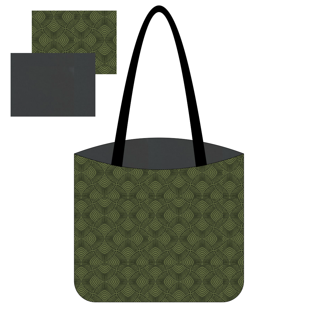 Adrianus Charcoal Canvas Tote Kit