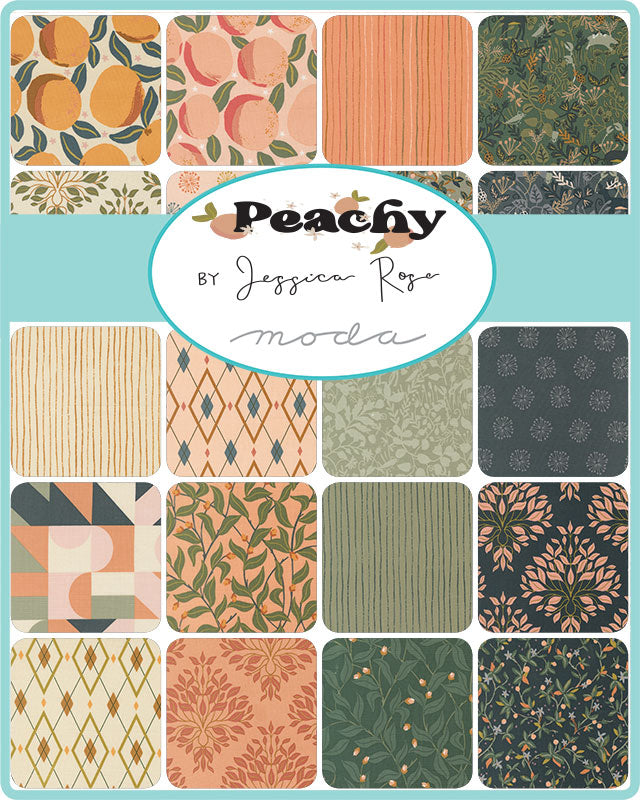 Peachy - Full Fat Quarter Bundle - 33pcs