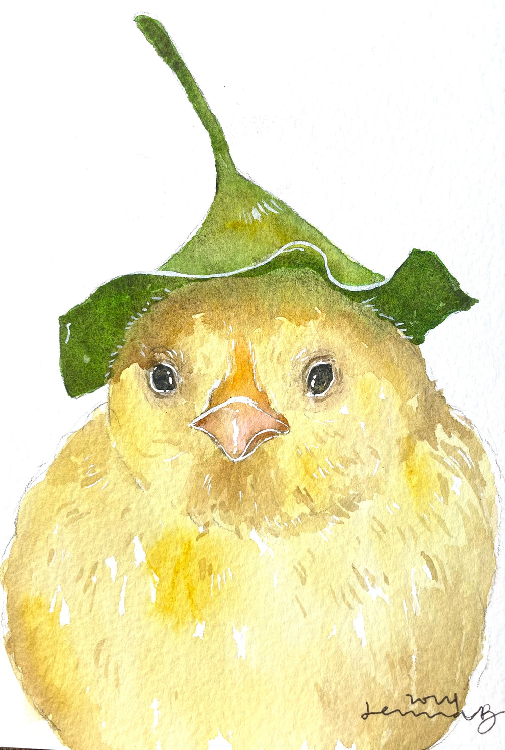 Watercolor - Lil' Chick