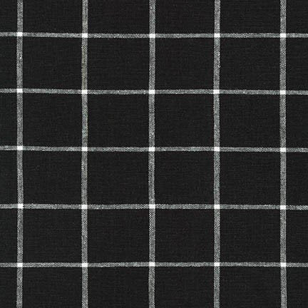 Essex Yarn Dyed Classic Woven - Black Checks