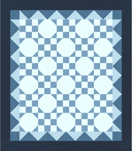 Barrett Quilt Kit - Winter Blues