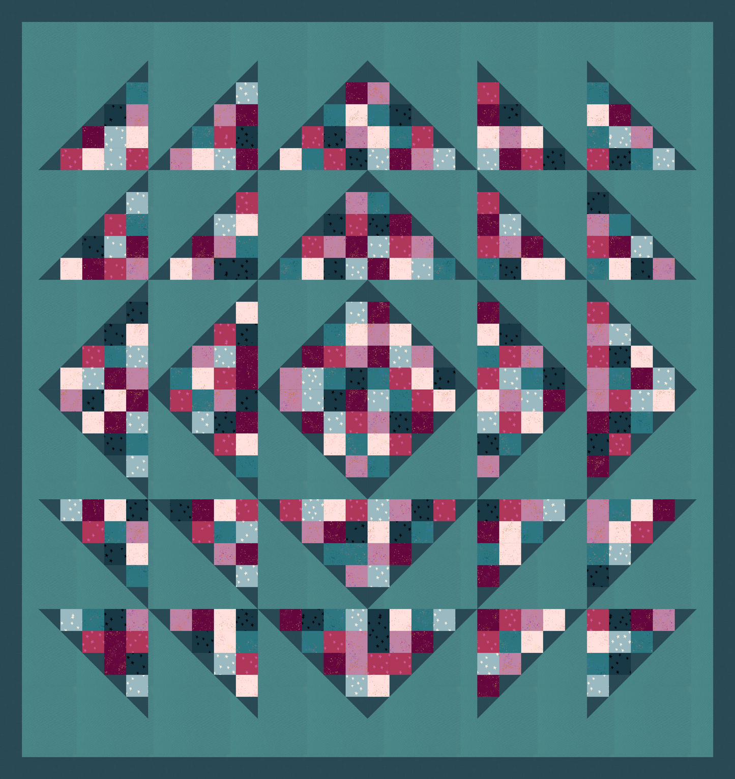 LoriAnn Quilt Kit - Berry Alley