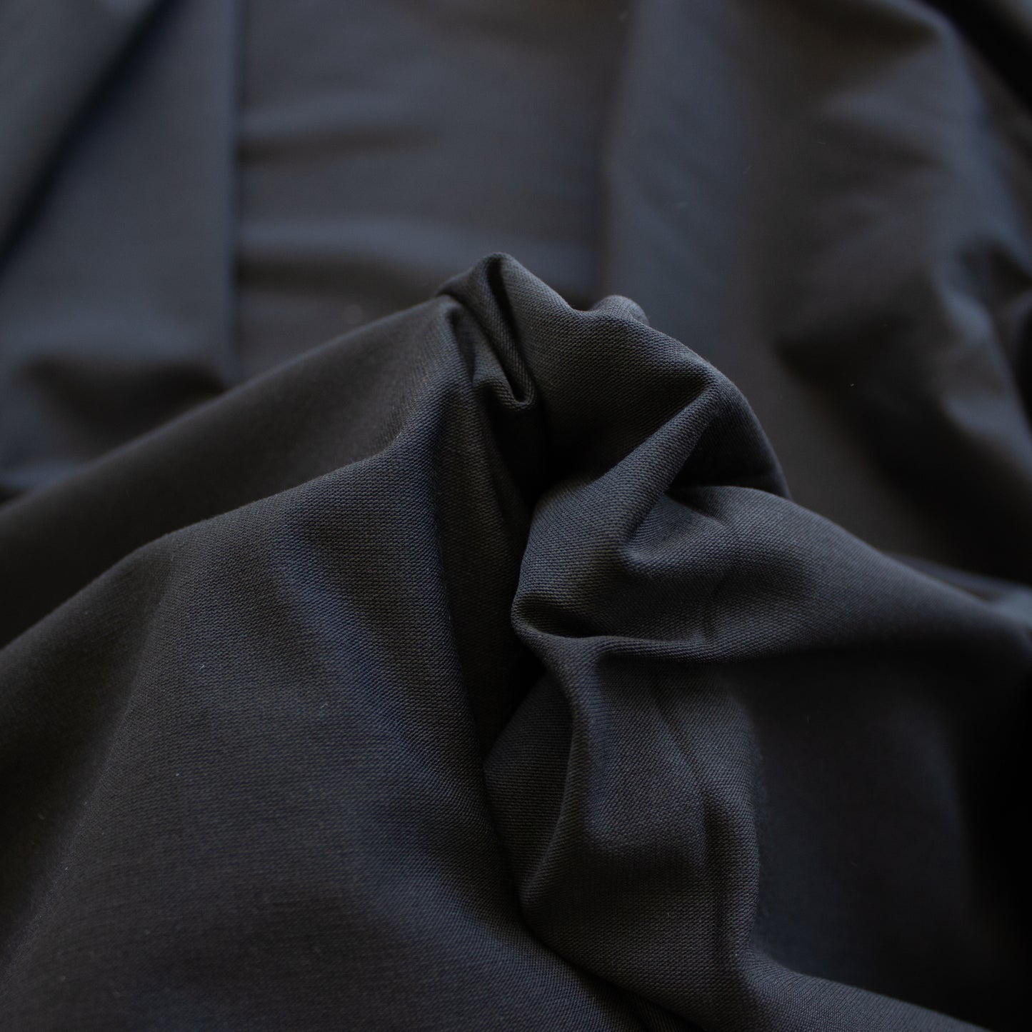 Organic Cotton Stretch Jersey - Black