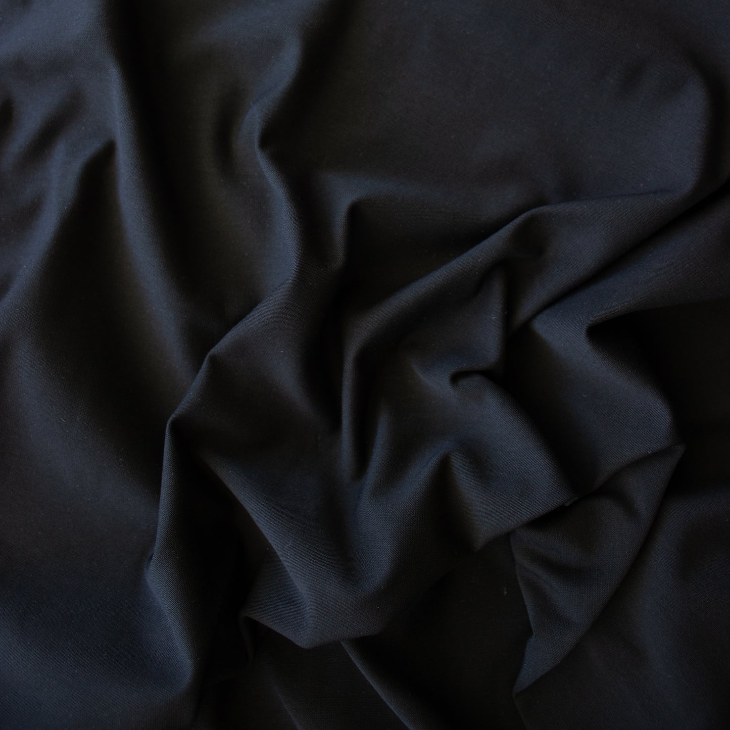 Organic Cotton Stretch Jersey - Black