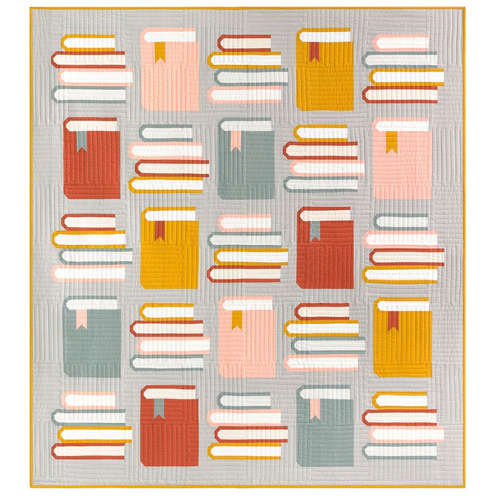 Book Nook Quilt Printed Pattern