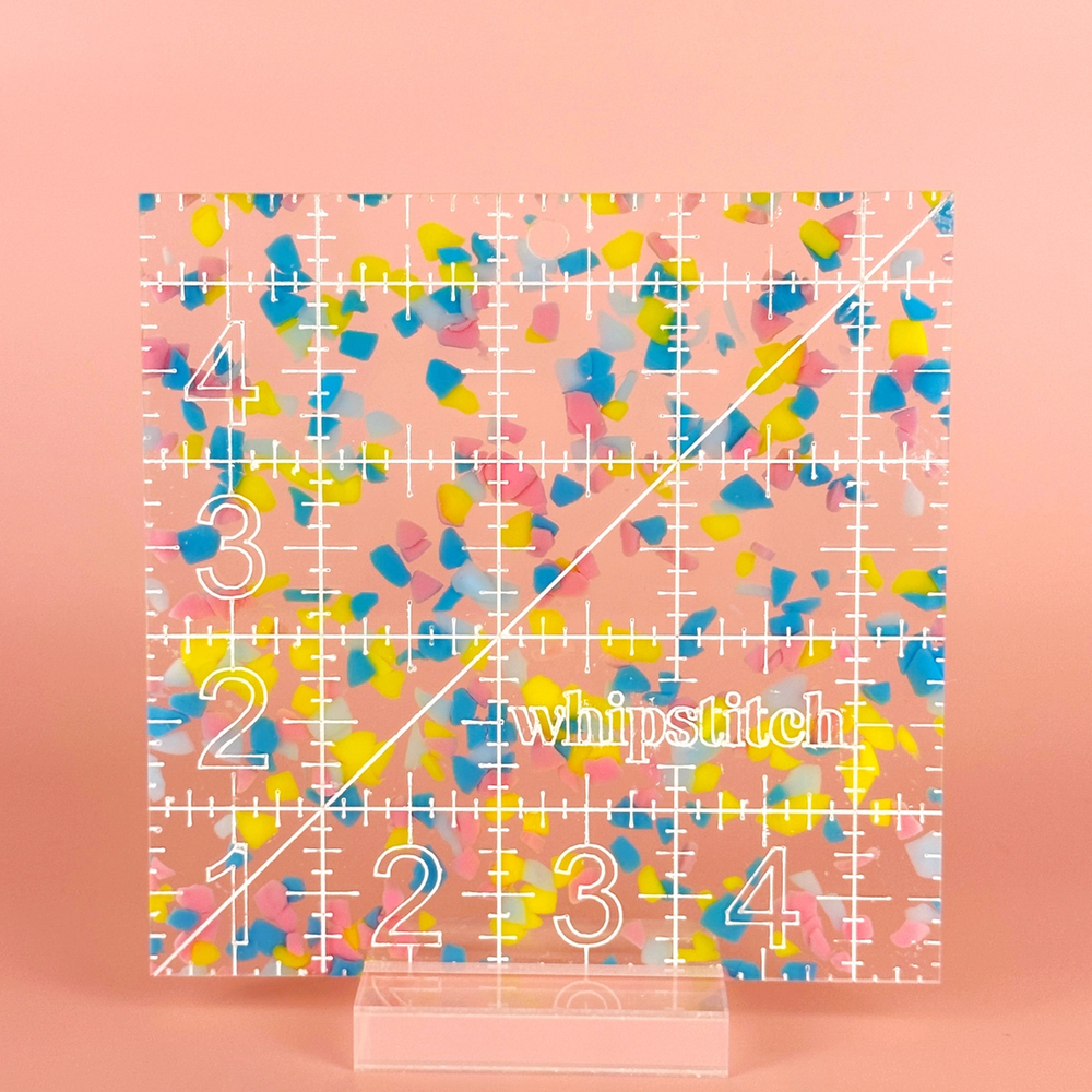 Confetti Quilting Ruler - Square 4.5"