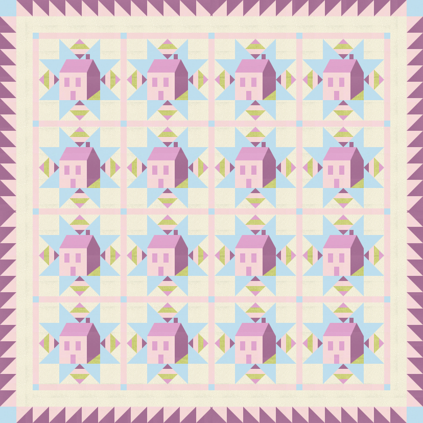 Cottagecore Quilt Kit -  Low Volume