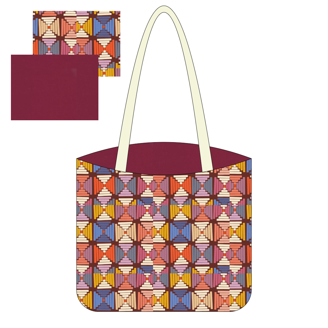 Cranberry Courthouse tote kit