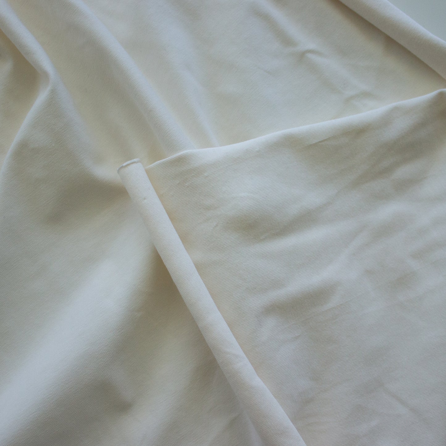 Organic Cotton Stretch Jersey - Creamy White