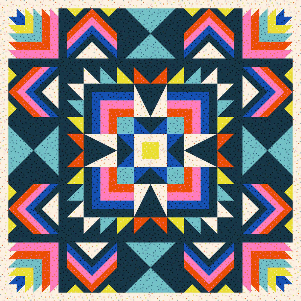 Joplin Quilt Kit - Starry Mockup Winner