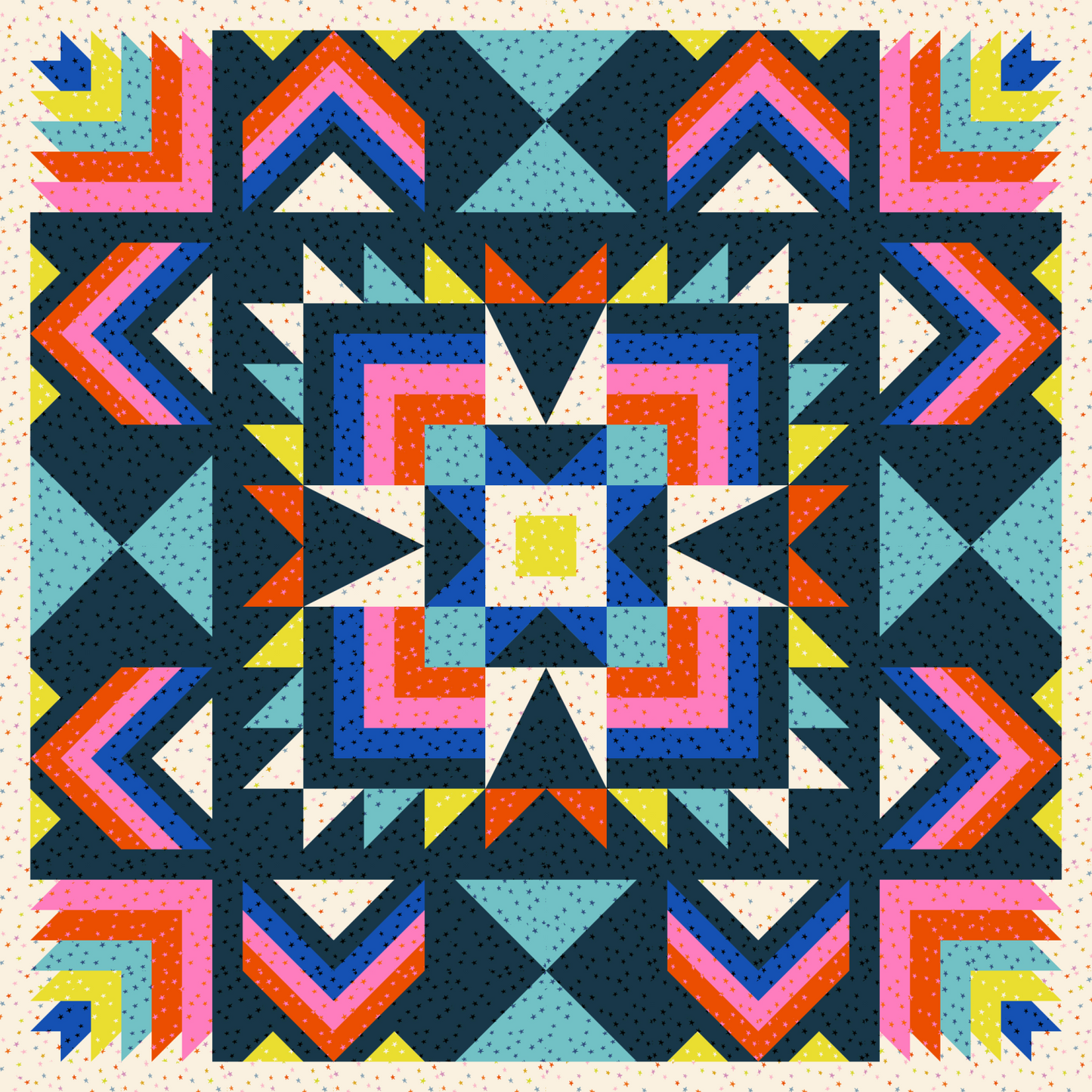 Joplin Quilt Kit - Starry Mockup Winner