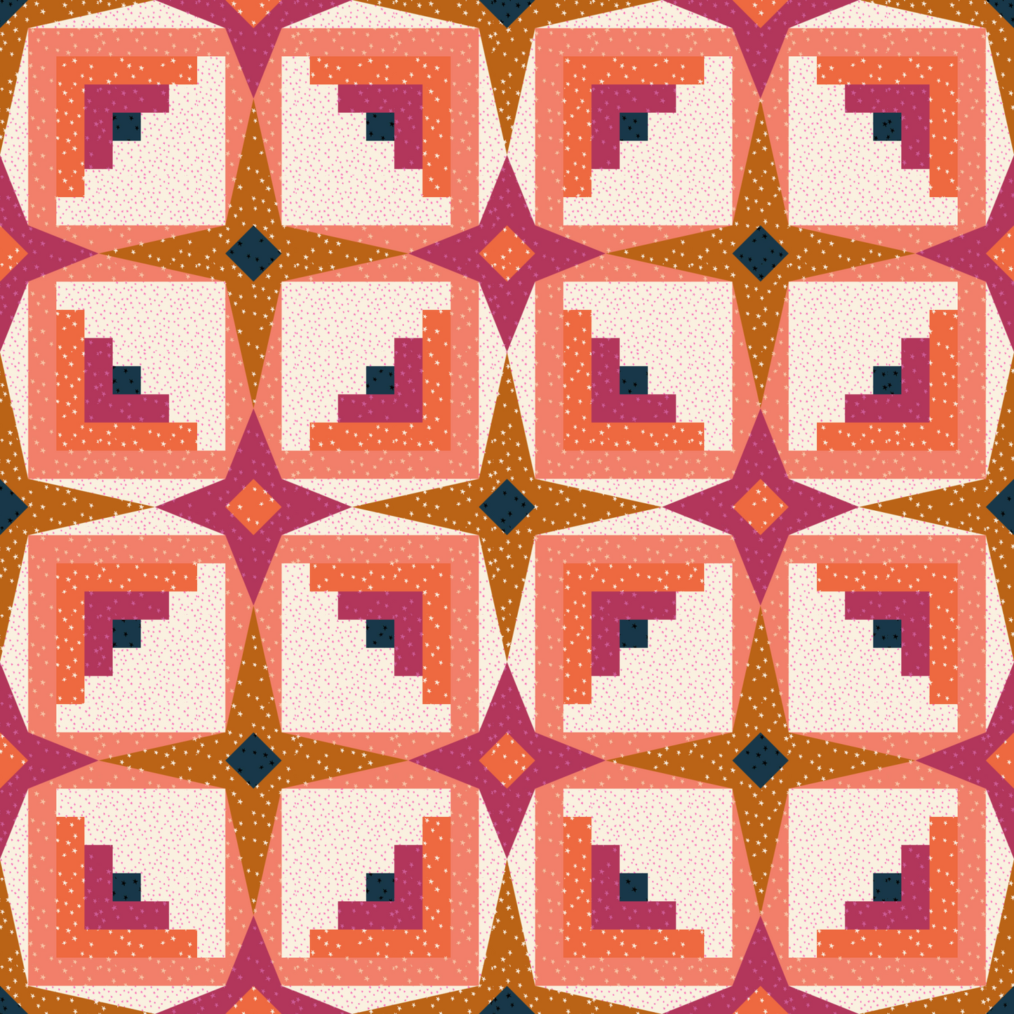 Sky Cabin Quilt Kit - Starry Mockup Winner