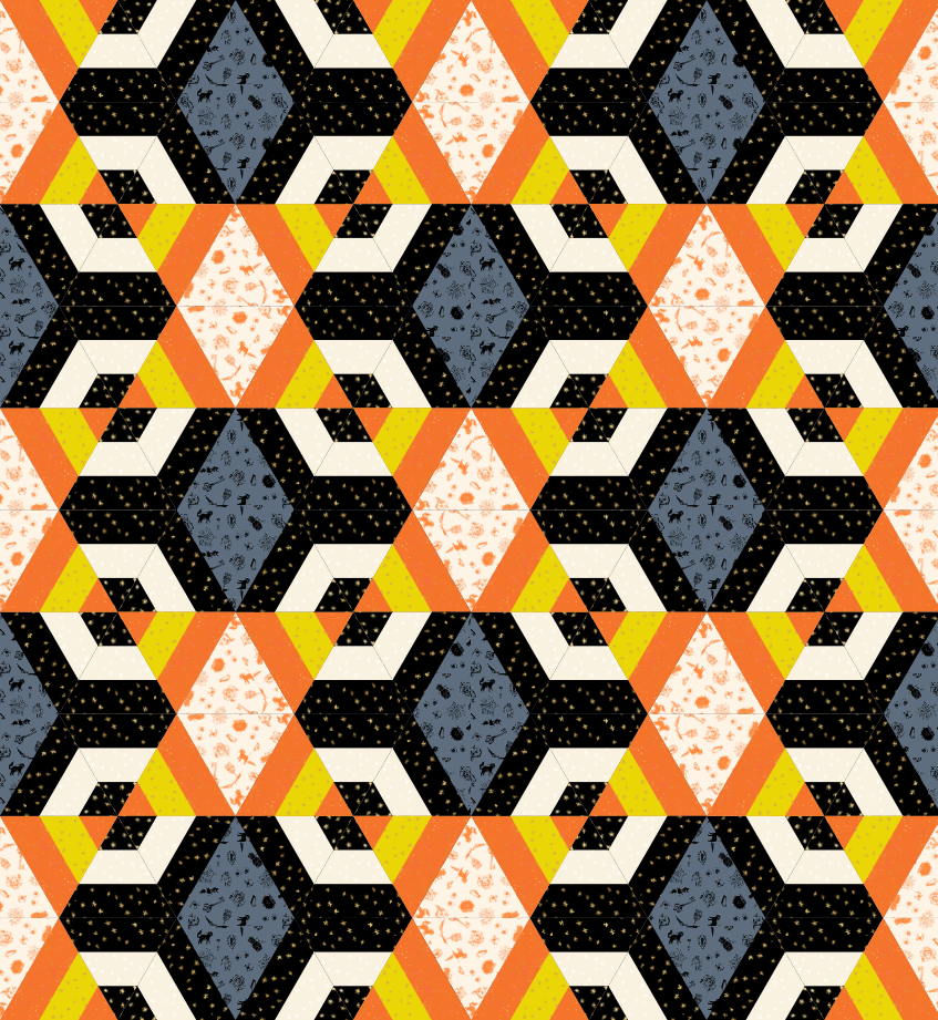 Divergence Quilt Kit - Halloween