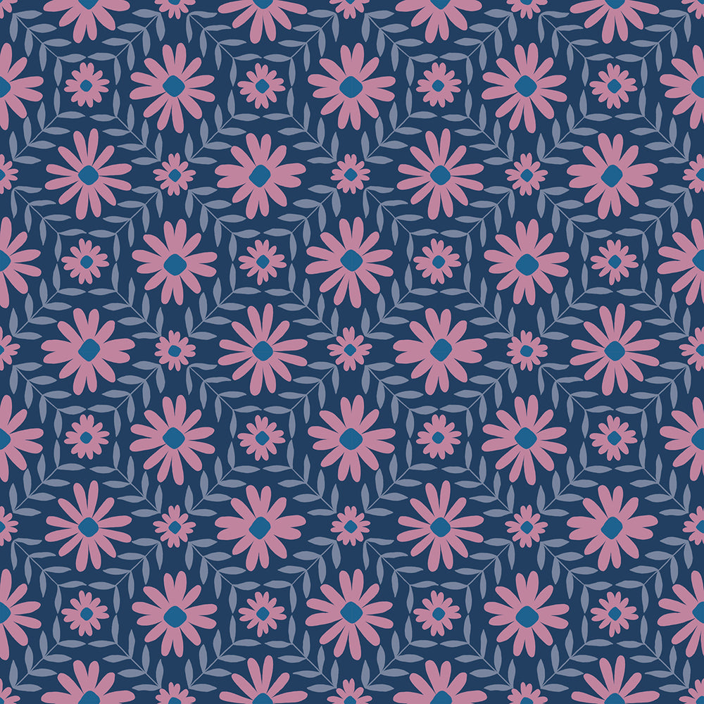 Endpaper - Floral Endpaper - Bluebell