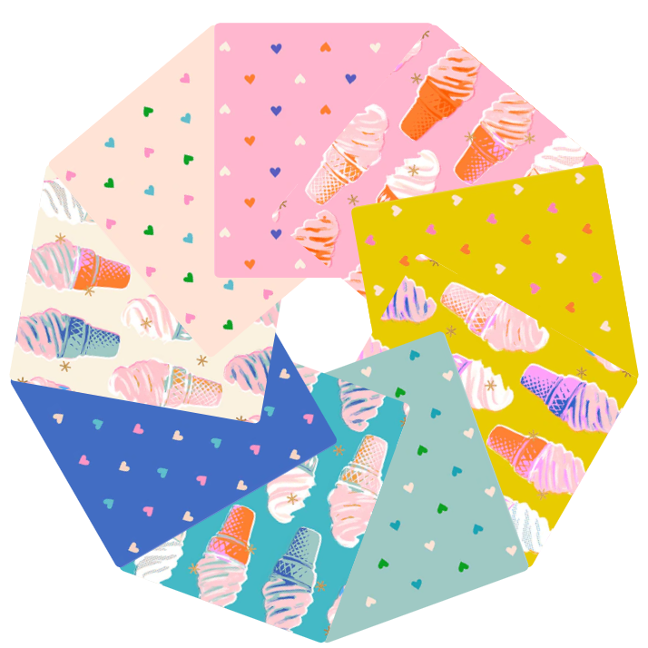 
                      
                        Best Day Ever - Ice Cream Lover - Fat Quarter Bundle (9pc)
                      
                    