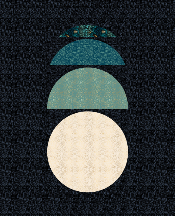 clava quilt kit featuring ruby star fireglow fabrics