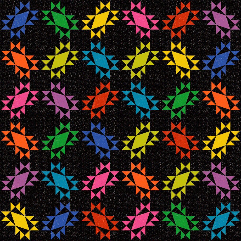 
                      
                        Folkwell Quilt Kit - Bright Speckled Rainbow
                      
                    