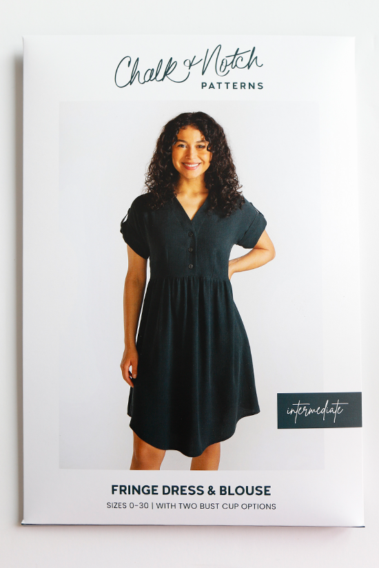 Fringe Dress and Blouse Pattern - Sizes 0-30 (up to 59" hip)