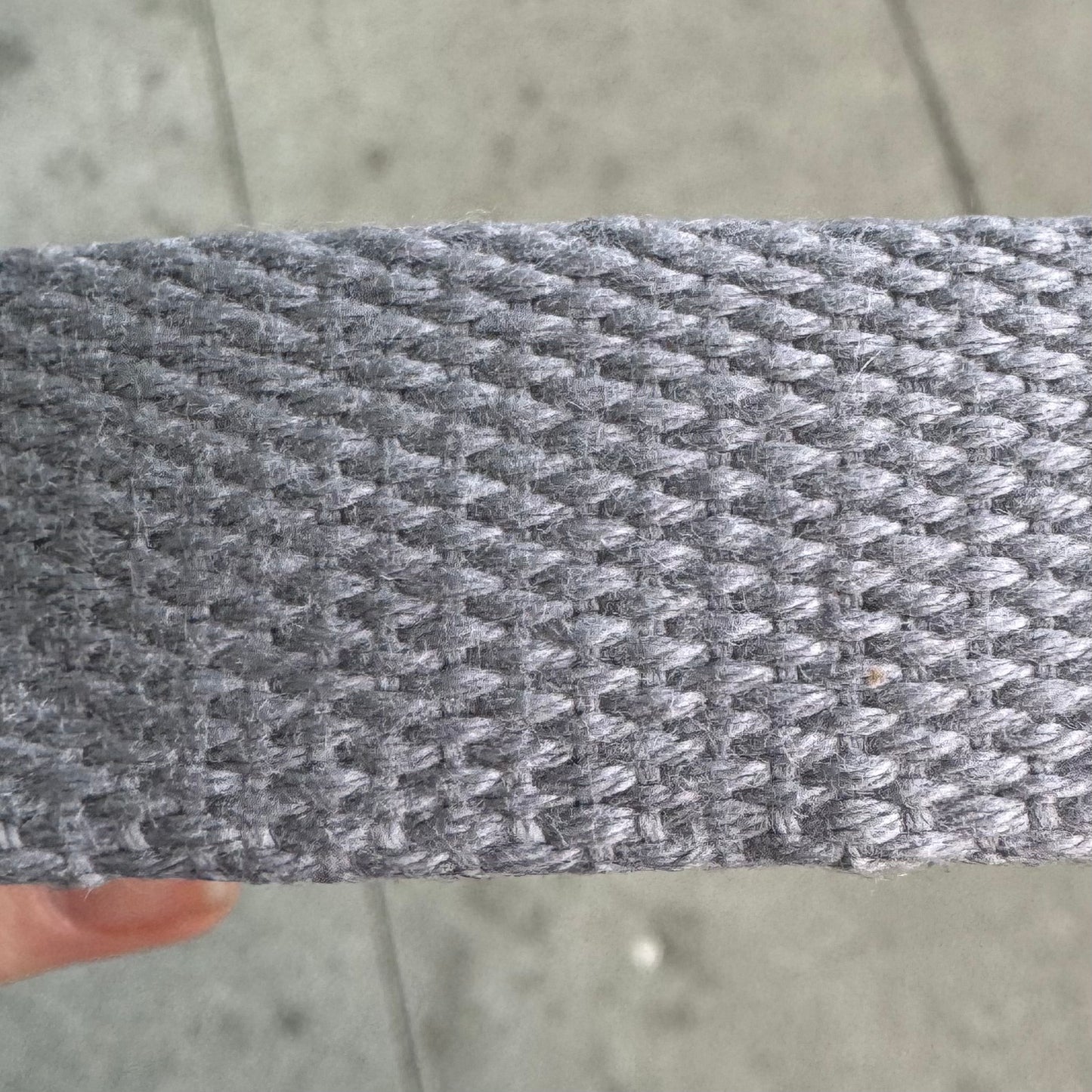 Strapping 1" 100% Cotton - Gray