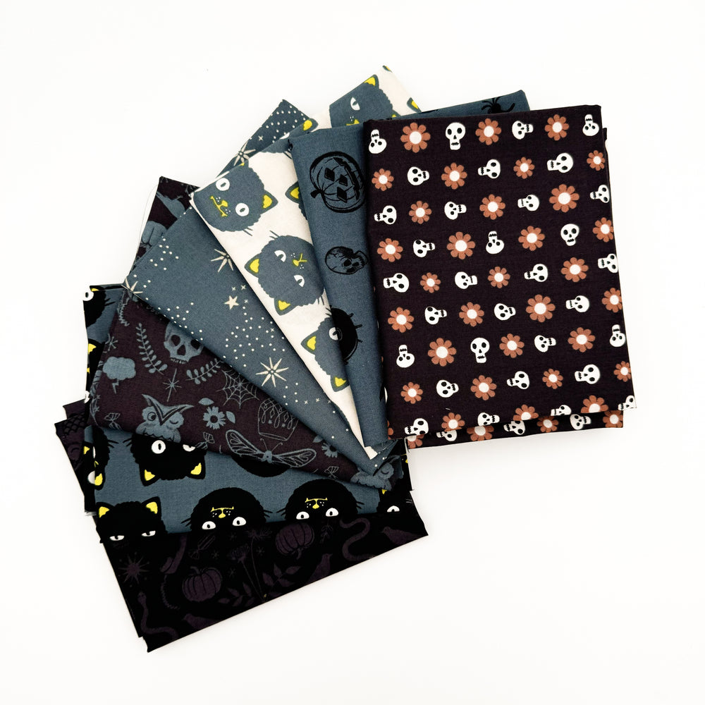 
                      
                        Good Spirits Fat Quarter Bundle Ghostly and Black (7pc)
                      
                    