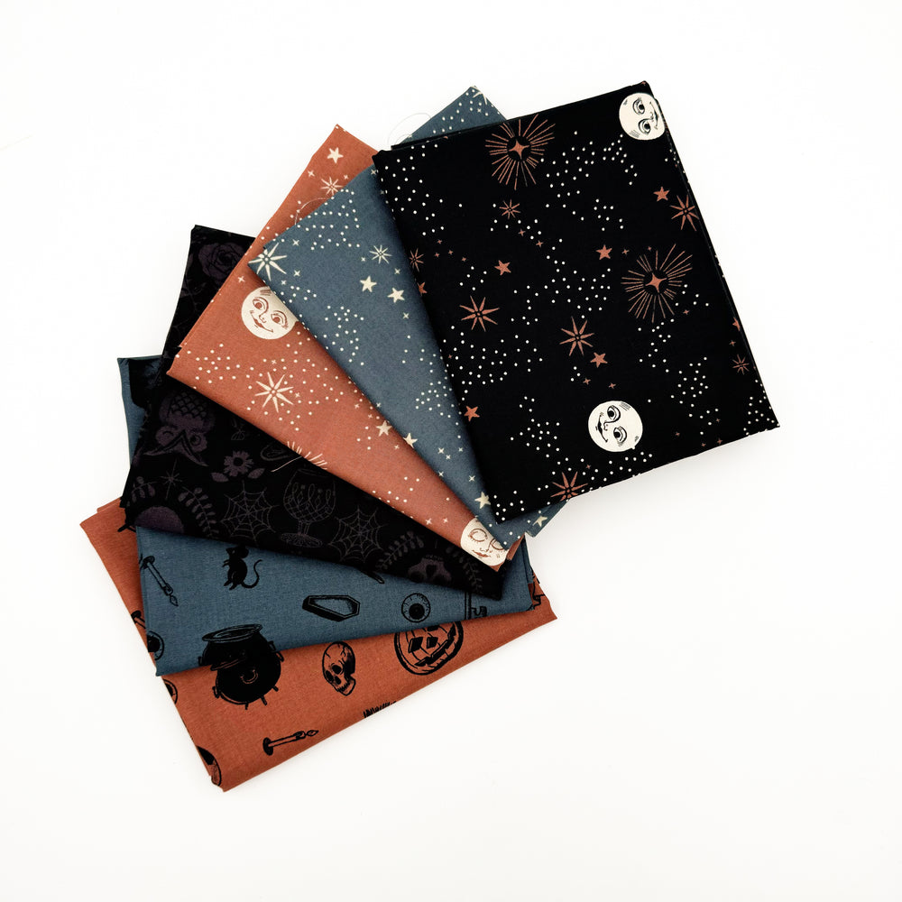 Good Spirits Fat Quarter Bundle Moons and Curios (6pc)