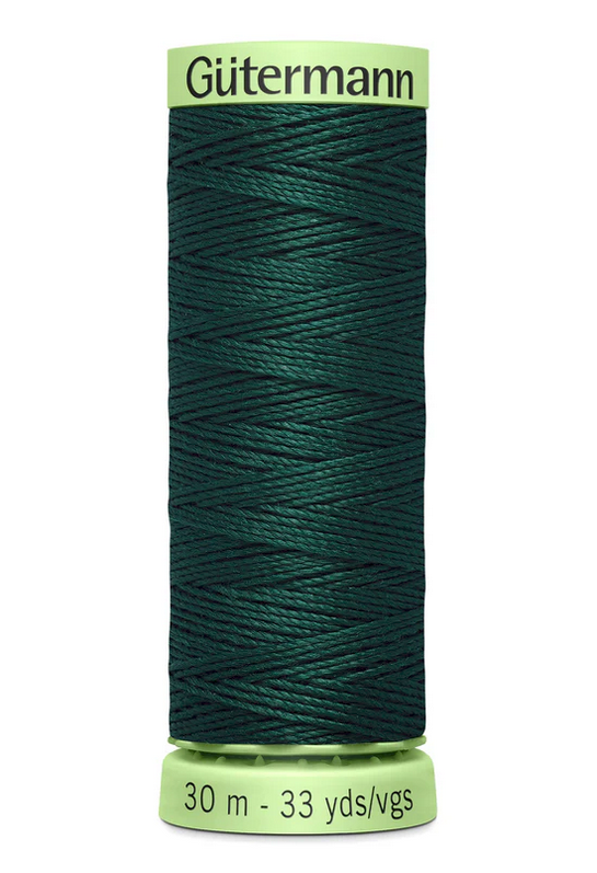 Gutermann Heavy Duty Top Stitching Thread - 12wt 33yds - Spruce (784)